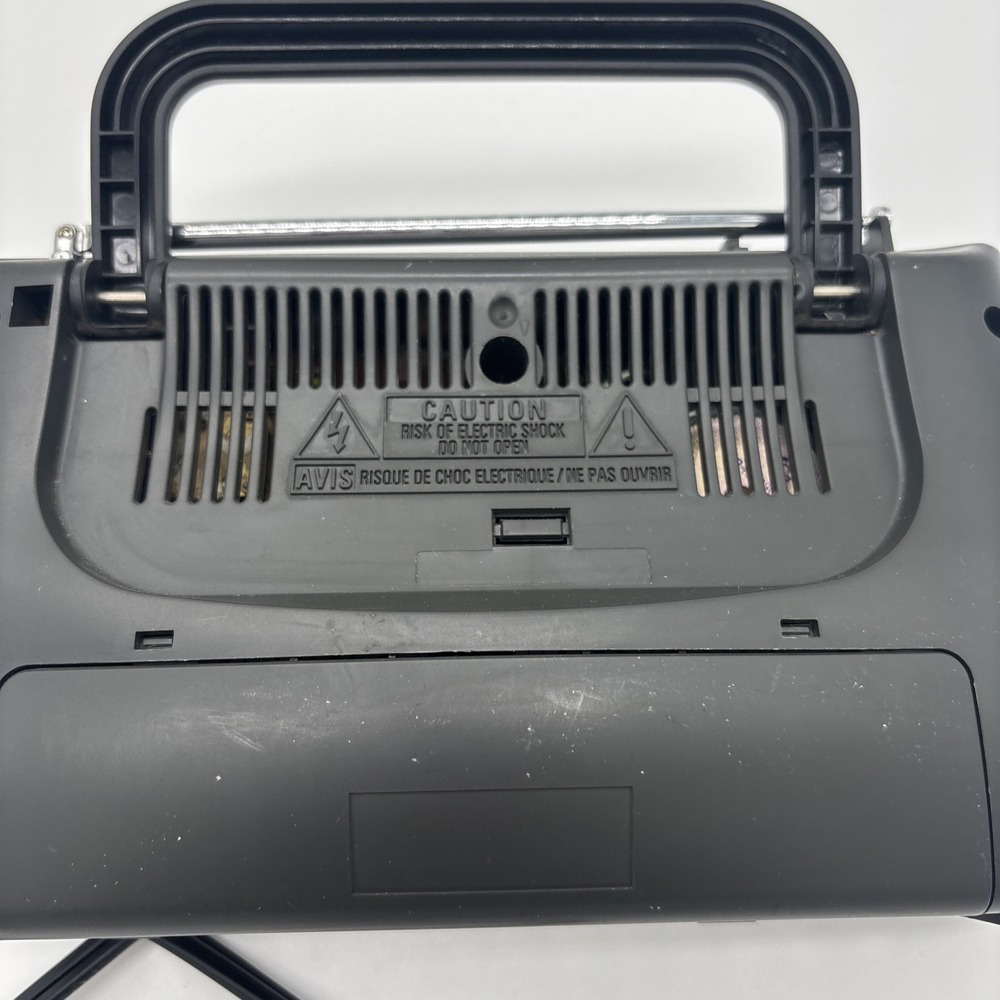 Magnavox AE2145 Portable AM FM TV Weather Radio Black . Tested And‎ Working. - Picture 9 of 15